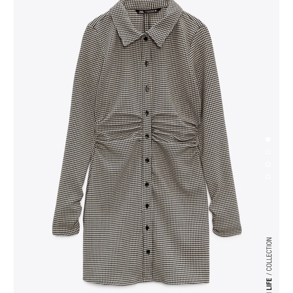 Zara Dresses & Skirts - ZARA HOUNDSTOOTH DRESS